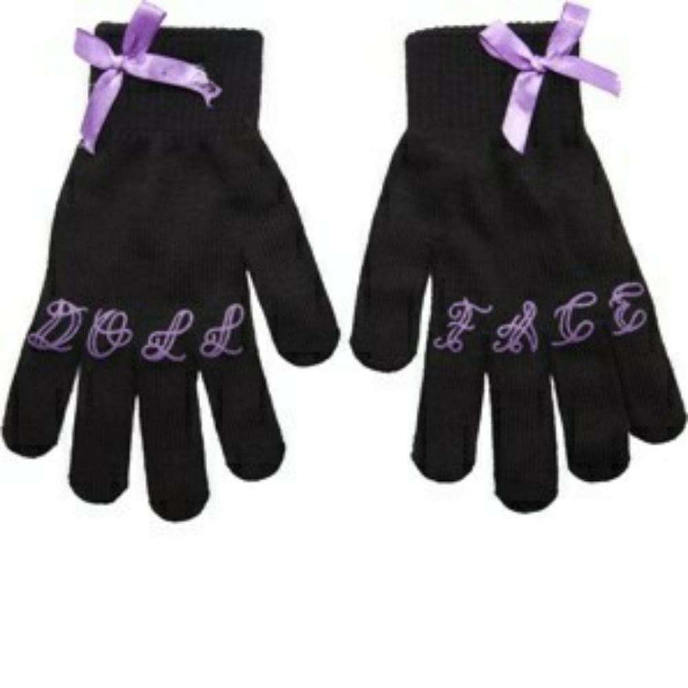 Knit gloves